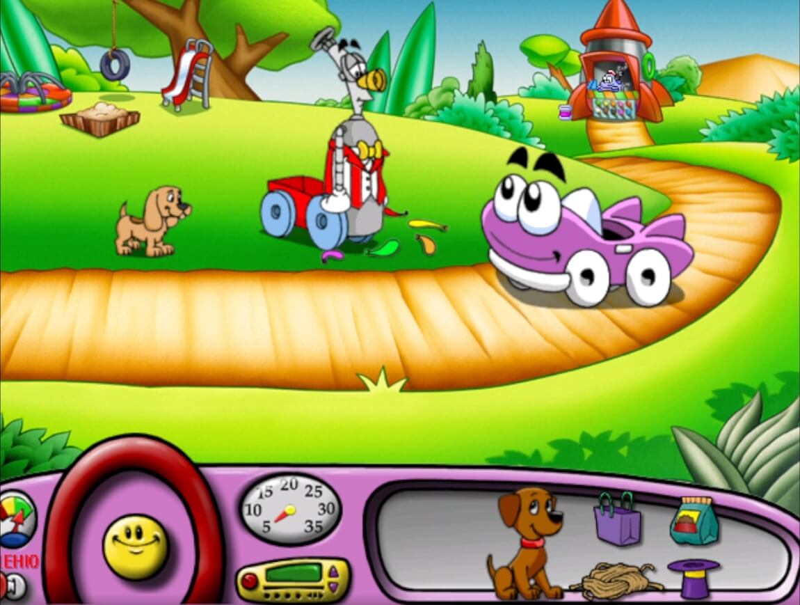 Putt-Putt Pep's Birthday Surprise - геймплей игры Windows
